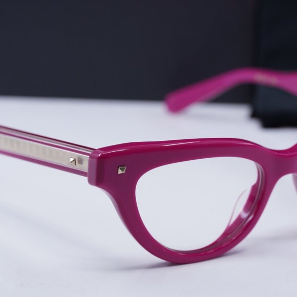 Valentino V-ESSENTIAL II VLX-124C Cat Eye Eyeglasses 50mm - Pink - Picture 7 of 10